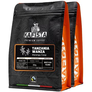 Kafista Výběrová káva "Tanzania Wanza" - 100 % Arabica - Zrnková Káva, Pražená v Itálii 2 × 250 g
Kafista Výběrová káva "Tanzania Wanza" - 100 % Arabica - Zrnková Káva, Pražená v Itálii 2 × 250 g