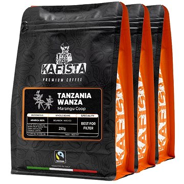 Kafista Výběrová káva "Tanzania Wanza" - 100 % Arabica - Zrnková Káva, Pražená v Itálii 3 × 250 g
Kafista Výběrová káva "Tanzania Wanza" - 100 % Arabica - Zrnková Káva, Pražená v Itálii 3 × 250 g