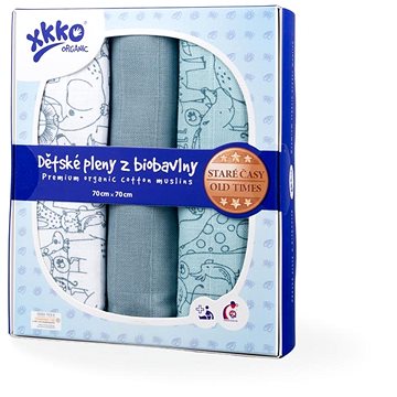XKKO Organic dětské pleny z biobavlny 70 × 70 - Staré časy Safari Mountain Spring MIX 3 ks
XKKO Organic dětské pleny z biobavlny 70 × 70 - Staré časy Safari Mountain Spring MIX 3 ks