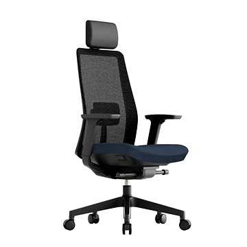 KREDE K10 s podhlavníkem modrá
KREDE K10 s podhlavníkem modrá