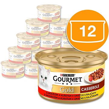 Gourmet Gold duš. a gril. kousky v omáčce s hovězím / kuřecím v rajčatové omáčce 12 x 85 g
Gourmet Gold duš. a gril. kousky v omáčce s hovězím / kuřecím v rajčatové omáčce 12 x 85 g