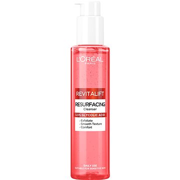 L'ORÉAL PARIS Revitalift Glycolic Exfoliační čistící gel s 3,5 % kyseliny glykolové 150 ml
L'ORÉAL PARIS Revitalift Glycolic Exfoliační čistící gel s 3,5 % kyseliny glykolové 150 ml