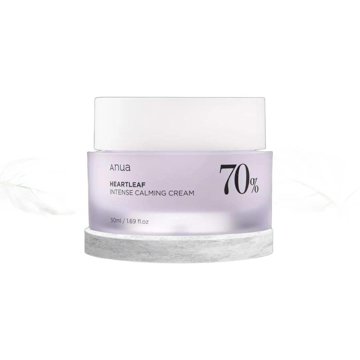 ANUA Heartleaf 70% Intense Calming Cream - Zklidňující krém s extraktem z toulně srdčité 50 ml
ANUA Heartleaf 70% Intense Calming Cream - Zklidňující krém s extraktem z toulně srdčité 50 ml