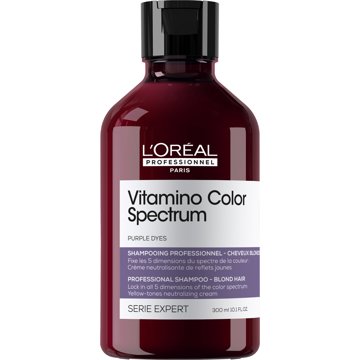 L'ORÉAL PROFESSIONNEL Serie Expert Vitamino Color Spectrum Neutralizační šampon fialový 300 ml
L'ORÉAL PROFESSIONNEL Serie Expert Vitamino Color Spectrum Neutralizační šampon fialový 300 ml