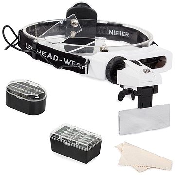 Verk 09123 Náhlavní lupa s LED osvětlením (1 ×, 1,5 ×, 2 ×, 2,5 ×, 3,5 ×, 5 ×, 8 ×, 20 ×)
Verk 09123 Náhlavní lupa s LED osvětlením (1 ×, 1,5 ×, 2 ×, 2,5 ×, 3,5 ×, 5 ×, 8 ×, 20 ×)