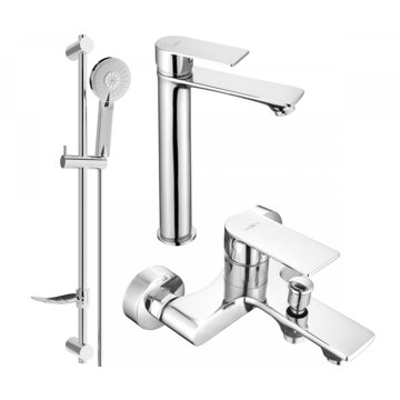 MEXEN Royo DF40 Set umyvadlové a vanové baterie s příslušenstvím, stříbrný (72213DF40-00)
MEXEN Royo DF40 Set umyvadlové a vanové baterie s příslušenstvím, stříbrný (72213DF40-00)