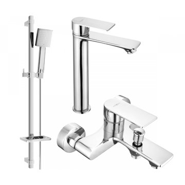 MEXEN Royo DQ45 Set umyvadlové a vanové baterie s příslušenstvím, stříbrný (72213DQ45-00)
MEXEN Royo DQ45 Set umyvadlové a vanové baterie s příslušenstvím, stříbrný (72213DQ45-00)