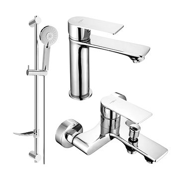 Mexen Royo DF40 Set umyvadlové a vanové baterie s příslušenstvím, chrom (72203DF40-00)
Mexen Royo DF40 Set umyvadlové a vanové baterie s příslušenstvím, chrom (72203DF40-00)
