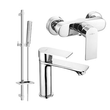 Mexen Royo DQ72 Set umyvadlové a sprchové baterie s příslušenstvím, chrom (72204DQ72-00)
Mexen Royo DQ72 Set umyvadlové a sprchové baterie s příslušenstvím, chrom (72204DQ72-00)