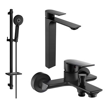 Mexen Alexa Set umyvadlová + vanová baterie s příslušenstvím DQ40, černá (71213DQ40-70)
Mexen Alexa Set umyvadlová + vanová baterie s příslušenstvím DQ40, černá (71213DQ40-70)