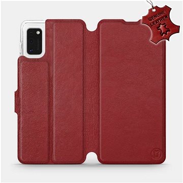 Flip pouzdro na mobil Samsung Galaxy A41 - Tmavě červené - kožené - Dark Red Leather
Flip pouzdro na mobil Samsung Galaxy A41 - Tmavě červené - kožené - Dark Red Leather