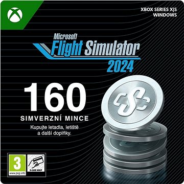 Microsoft Flight Simulator 2024: 160 Simverse Coins - Xbox Series X|S / Windows Digital
Microsoft Flight Simulator 2024: 160 Simverse Coins - Xbox Series X|S / Windows Digital