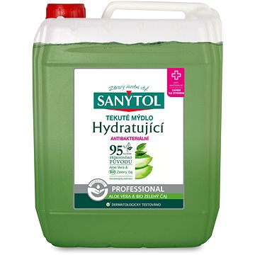 SANYTOL Tekutý mýdlo Hydratující Antibakteriální Professional Aloe Vera & Bio Zelený čaj 5 l
SANYTOL Tekutý mýdlo Hydratující Antibakteriální Professional Aloe Vera & Bio Zelený čaj 5 l