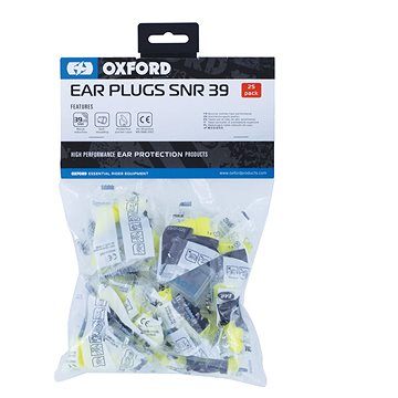 OXFORD PU špunty do uší Earsoft FX, (SNR - průměrná hodnota snížení hluku 39 dB, obchodní balení 25
OXFORD PU špunty do uší Earsoft FX, (SNR - průměrná hodnota snížení hluku 39 dB, obchodní balení 25