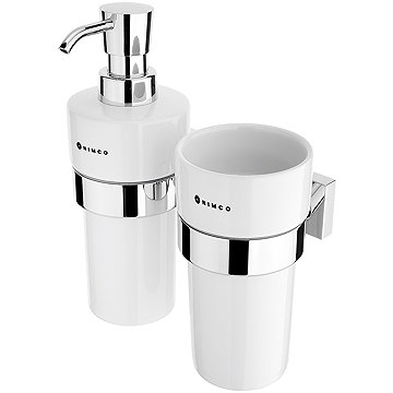 Nimco Dávkovač mýdla a držák na kartáčky Keira chrom keramika – pumpička plast KE-2205831KN-26
Nimco Dávkovač mýdla a držák na kartáčky Keira chrom keramika – pumpička plast KE-2205831KN-26