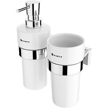 Nimco Dávkovač mýdla a držák na kartáčky Keira chrom keramika – pumpička mosaz KE-2205831KN-T-26
Nimco Dávkovač mýdla a držák na kartáčky Keira chrom keramika – pumpička mosaz KE-2205831KN-T-26