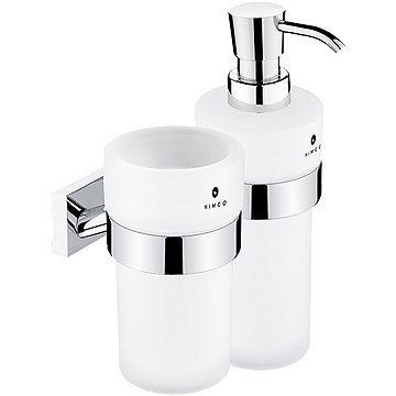 Nimco Dávkovač mýdla a držák na kartáčky Keira chrom sklo – pumpička plast KE-2205831W-26
Nimco Dávkovač mýdla a držák na kartáčky Keira chrom sklo – pumpička plast KE-2205831W-26