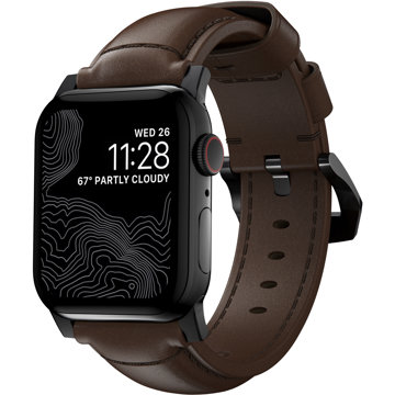 Nomad Traditional Band Black Hardware/Rustic Brown AW Ultra 2/1 (49mm) 9/8/7 (45mm)/6/SE/5/4 (44m)
Nomad Traditional Band Black Hardware/Rustic Brown AW Ultra 2/1 (49mm) 9/8/7 (45mm)/6/SE/5/4 (44m)