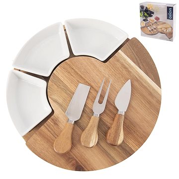 ORION Sada prkénka 28 cm akácie, kráječů na sýr nerez/akácie a keramických misek
ORION Sada prkénka 28 cm akácie, kráječů na sýr nerez/akácie a keramických misek