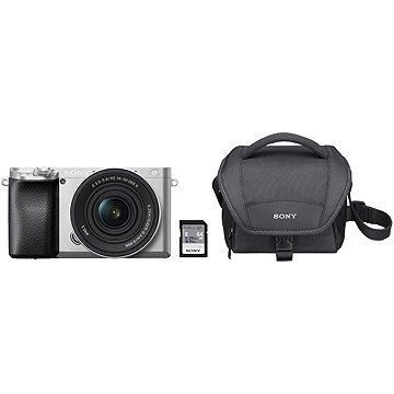 Sony Alpha A6100 stříbrný + E PZ 16–50 mm f/3,5–5,6 II + SONY SF-E64A + Sony LCS-U11
Sony Alpha A6100 stříbrný + E PZ 16–50 mm f/3,5–5,6 II + SONY SF-E64A + Sony LCS-U11