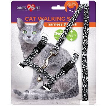 Cobbys Pet Postroj pro kočky s vodítkem, hrudník 30 – 45 cm × 1 cm, vodítko 120 cm × 1 cm
Cobbys Pet Postroj pro kočky s vodítkem, hrudník 30 – 45 cm × 1 cm, vodítko 120 cm × 1 cm