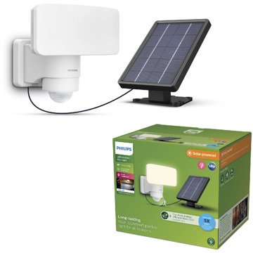 Philips Tylus Security solární LED reflektor se senzorem 6 W, 1000/50 lm, 5000 K, IP44, bílý
Philips Tylus Security solární LED reflektor se senzorem 6 W, 1000/50 lm, 5000 K, IP44, bílý