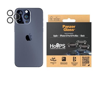 PanzerGlass HoOps Apple iPhone 16 Pro/15 Pro/16 Pro Max/15 Pro Max ochr. kroužky foto černý hliník
PanzerGlass HoOps Apple iPhone 16 Pro/15 Pro/16 Pro Max/15 Pro Max ochr. kroužky foto černý hliník