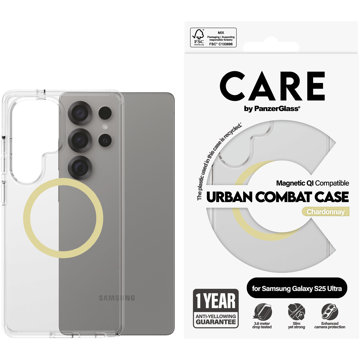 PanzerGlass CARE kryt Samsung Galaxy S25 Ultra Urban Combat čirý/žlutozelený QI (Chardonnay)
PanzerGlass CARE kryt Samsung Galaxy S25 Ultra Urban Combat čirý/žlutozelený QI (Chardonnay)