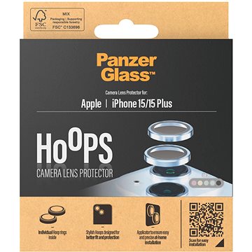 PanzerGlass HoOps Apple iPhone 15/15 Plus - ochranné kroužky pro čočky fotoaparátu - modrý hliník
PanzerGlass HoOps Apple iPhone 15/15 Plus - ochranné kroužky pro čočky fotoaparátu - modrý hliník
