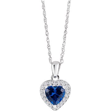 Preciosa Stříbrný přívěsek s řetízkem Velvet Heart, srdce s kubickou zirkonií Preciosa, safír
Preciosa Stříbrný přívěsek s řetízkem Velvet Heart, srdce s kubickou zirkonií Preciosa, safír