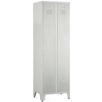 Rauman kovová šatní dvojskříňka na reg. nohách 60 × 50 × 191,5 cm, cylindr. zámek, RAL 7035
Rauman kovová šatní dvojskříňka na reg. nohách 60 × 50 × 191,5 cm, cylindr. zámek, RAL 7035