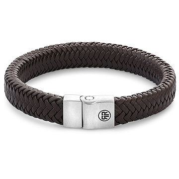 Rebel & Rose Pánský kožený náramek s bezpečnostní sponou Full Metal Herringbone Brown RR-M0022-S-M
Rebel & Rose Pánský kožený náramek s bezpečnostní sponou Full Metal Herringbone Brown RR-M0022-S-M