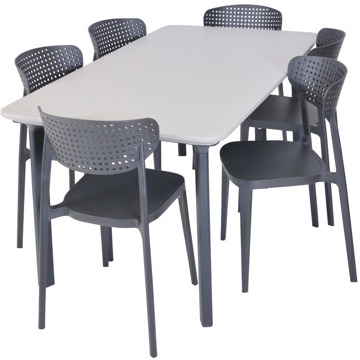 ROJAPLAST Set zahradního nábytku ITALIA DINING zahradní stůl 1 + 6 zahradních židlí AIRE
ROJAPLAST Set zahradního nábytku ITALIA DINING zahradní stůl 1 + 6 zahradních židlí AIRE