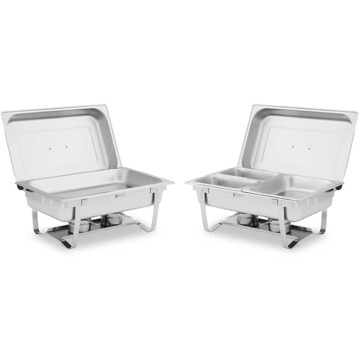 Royal Catering bufetový ohřívač na pastovité pokrmy s 2 × 8 l GN nádobami - sada 2 ks
Royal Catering bufetový ohřívač na pastovité pokrmy s 2 × 8 l GN nádobami - sada 2 ks