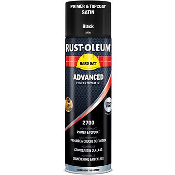 Rust-Oleum Samozákladující průmyslová barva ve spreji Hard Hat® Advanced 2v1, černá II
Rust-Oleum Samozákladující průmyslová barva ve spreji Hard Hat® Advanced 2v1, černá II