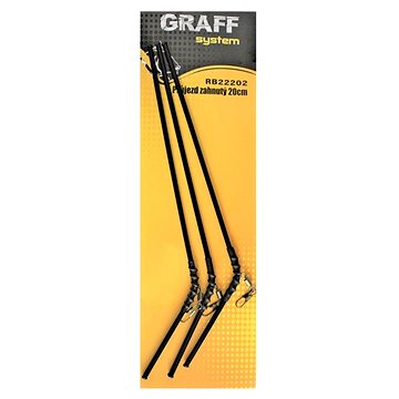 Graff Průjezd zahnutý 20cm 3ks Černý 
Graff Průjezd zahnutý 20cm 3ks Černý