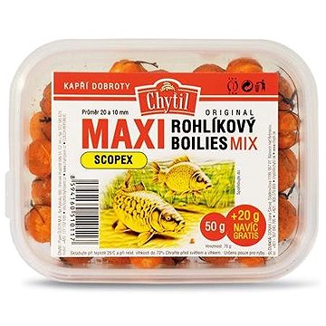 Chytil Rohlíkový boilies Maxi 2 × 60 g 20 mm Vanilka
Chytil Rohlíkový boilies Maxi 2 × 60 g 20 mm Vanilka