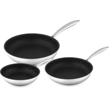 Siguro Sada pánví Pure Delight, průměr 20 + 24 + 28 cm, ocel, švýcarská nepřilnavá povrchová úprava
Siguro Sada pánví Pure Delight, průměr 20 + 24 + 28 cm, ocel, švýcarská nepřilnavá povrchová úprava