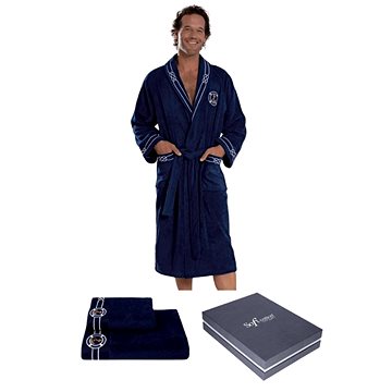 Soft Cotton - Dárková sada pánského županu MARINE MAN s ručníkem a osuškou, tmavě modrá, L
Soft Cotton - Dárková sada pánského županu MARINE MAN s ručníkem a osuškou, tmavě modrá, L