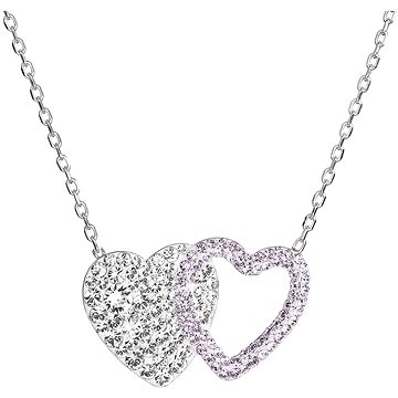 EVOLUTION GROUP 32079.3 crystal/violet dvojité srdce dekorovaný krystaly Swarovski (Ag925/1000, 2,5
EVOLUTION GROUP 32079.3 crystal/violet dvojité srdce dekorovaný krystaly Swarovski (Ag925/1000, 2,5