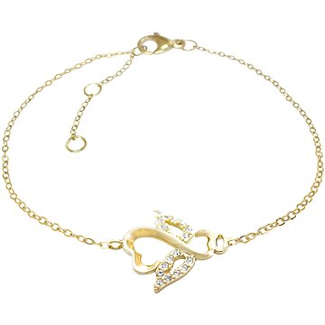 JSB Bijoux Stříbrný náramek Anděl s krystaly značky Swarovski pozlacený 92500406g-cr (Ag 925/1000; 1
JSB Bijoux Stříbrný náramek Anděl s krystaly značky Swarovski pozlacený 92500406g-cr (Ag 925/1000; 1