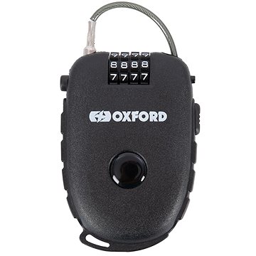 OXFORD svinovací lankový zámek RETRACTABLE COMBINATION LOCK (délka 0,75 m, tl. 2,4 mm, černý)
OXFORD svinovací lankový zámek RETRACTABLE COMBINATION LOCK (délka 0,75 m, tl. 2,4 mm, černý)