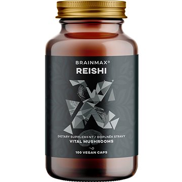 BrainMax Reishi extrakt, 50 % polysacharidů a 20 % beta-1,3/1,6 D-glukanů, 500 mg, 100 rostlinných k
BrainMax Reishi extrakt, 50 % polysacharidů a 20 % beta-1,3/1,6 D-glukanů, 500 mg, 100 rostlinných k