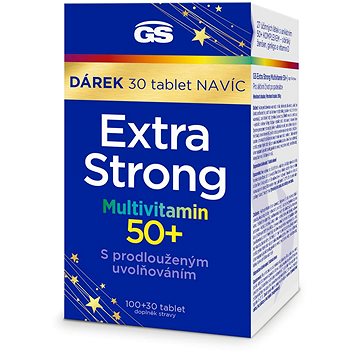 GS Extra Strong Multivitamin 50+, 100 + 30 tablet navíc
GS Extra Strong Multivitamin 50+, 100 + 30 tablet navíc
