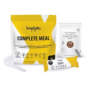 SimplyMix koktejl 1380 g (15 porcí), příchuť Čokoláda 60 g (20 porcí), odměrka + tyčinka ZDARMA
SimplyMix koktejl 1380 g (15 porcí), příchuť Čokoláda 60 g (20 porcí), odměrka + tyčinka ZDARMA