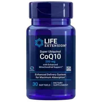 Life Extension Super Ubiquinol CoQ10 with Enhanced Mitochondrial Support, 200 mg, 30 kapslí
Life Extension Super Ubiquinol CoQ10 with Enhanced Mitochondrial Support, 200 mg, 30 kapslí