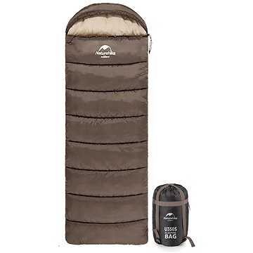 Naturehike U-serie spacák U250S 1500g - hnědý 
Naturehike U-serie spacák U250S 1500g - hnědý