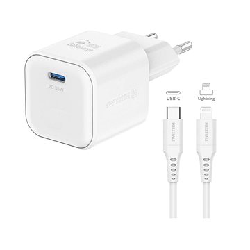 Swissten síťový adaptér GaN 1x USB-C 35W Power Delivery + datový kabel USB-C/Lightning 1.2m bílý
Swissten síťový adaptér GaN 1x USB-C 35W Power Delivery + datový kabel USB-C/Lightning 1.2m bílý