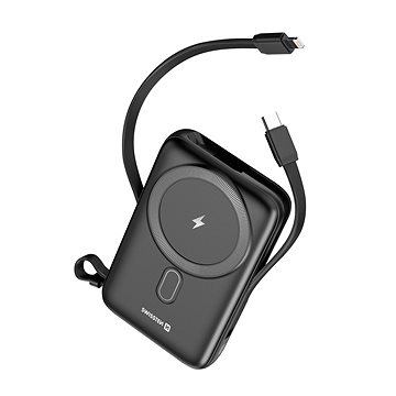Swissten Power Bank 10000 mAh PD 20W s integrovanými kabely USB-C a Lightning (kompatibilní s MagSaf
Swissten Power Bank 10000 mAh PD 20W s integrovanými kabely USB-C a Lightning (kompatibilní s MagSaf