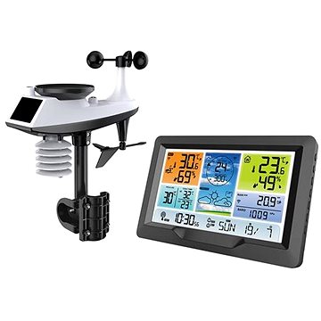 Solight profesionální meteostanice, přehledný displej, tlak, teplota, vlhkost, srážky, hodnoty větru
Solight profesionální meteostanice, přehledný displej, tlak, teplota, vlhkost, srážky, hodnoty větru